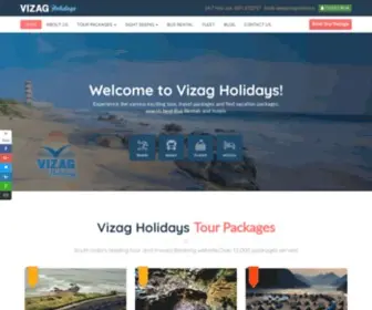 Vizagholidays.in(Vizag Holidays Tour &amp; Travels) Screenshot