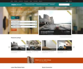 Vizagroup.com(New York City Office Space for Lease) Screenshot