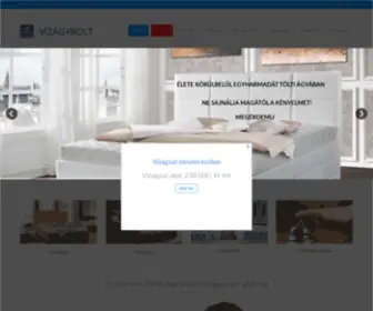 Vizagybolt.hu(Vízágybolt) Screenshot