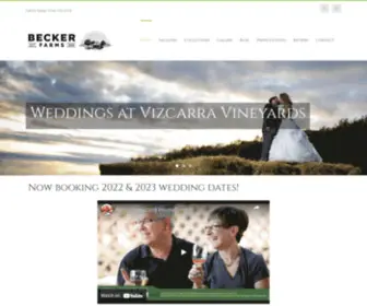 Vizcarravineyardsweddings.com(Weddings at Vizcarra VIneyards) Screenshot