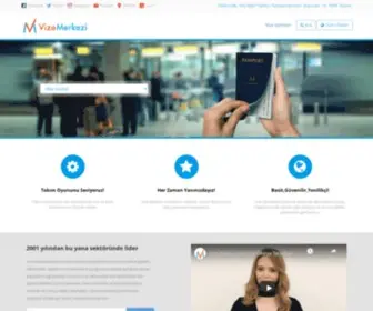 Vizemerkezi.com(Vize) Screenshot