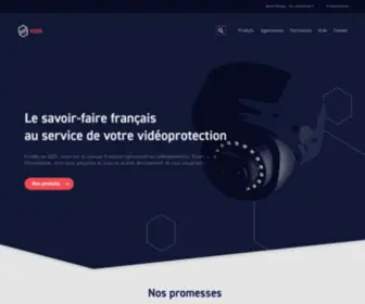 Vizeo.eu(Fabricant français de vidéo protection) Screenshot