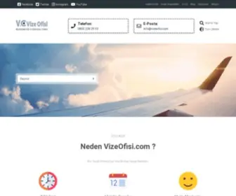 Vizeofisi.com(Vize Ofisi: Vize Başvuru Ve Randevu Hizmetleri) Screenshot