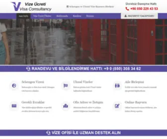 Vizeucreti.com(Vize Ücretleri) Screenshot