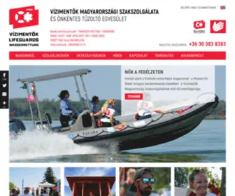 Vizimentok.hu(Vízimentők) Screenshot