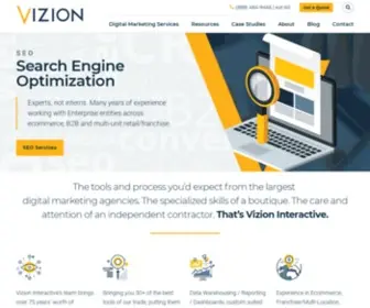 Vizion.com(Search Engine Optimization Company) Screenshot
