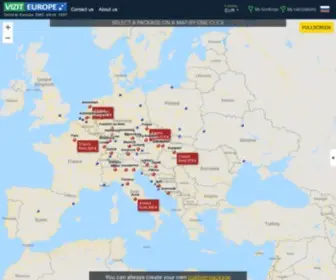 Viziteurope.eu(Affordable & Budget Tours in Central Europe) Screenshot