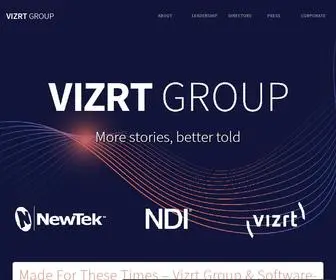 Vizrtgroup.com(Vizrt Group) Screenshot