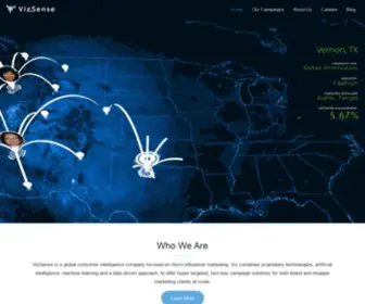 Vizsense.com(VizSense) Screenshot