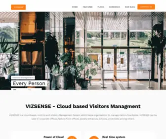 Vizsense.in(Cloud based Visitors Management System for office) Screenshot