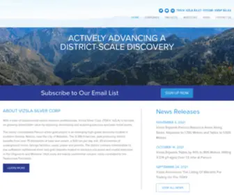 Vizslasilvercorp.ca(Vizsla Silver Corp) Screenshot