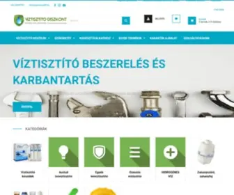 Viztisztitodiszkont.hu(Víztisztító) Screenshot