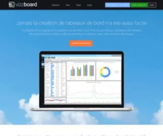 Vizzboard.com(La Business Intelligence en mode SaaS) Screenshot