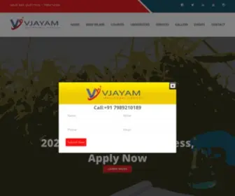 Vjayamedu.in(Vjayam Educational services Pvt) Screenshot