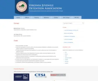 Vjda.org(Virginia Juvenile Detention Association) Screenshot