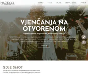 Vjencanja-Marincel.com(Bajkovito imanje par minuta vožnje od centra Zagreba) Screenshot