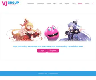 VJgroupaffiliation.com(VJ Group Affiliation) Screenshot