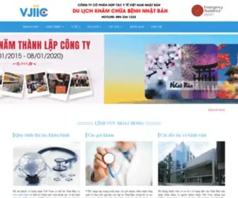 Vjiic.com(Chữa ung thư Nhật Bản) Screenshot