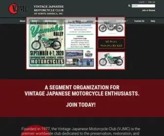 VJMC.org(Vintage Japanese Motorcycle Club of North America) Screenshot