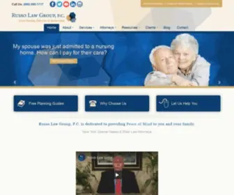 Vjrussolaw.com(Long Island&#039;s Signature Elder Law Attorneys) Screenshot