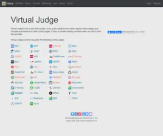 Vjudge.net(华中科技大学) Screenshot