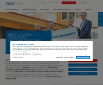 VKB-Bank.at(Ihre Regionalbank in Oberösterreich) Screenshot