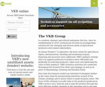 VKB.co.za(The VKB Group) Screenshot