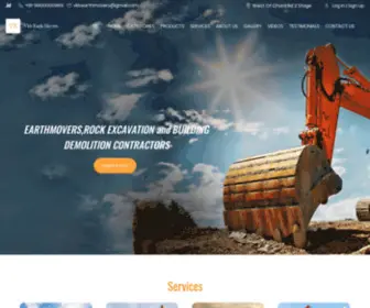 Vkbearthmovers.com(Vkb Earth Movers) Screenshot