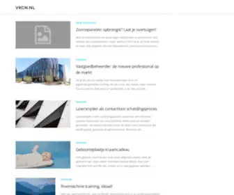 VKCN.nl(Vereniging Kunststof Composieten Nederland // Home) Screenshot