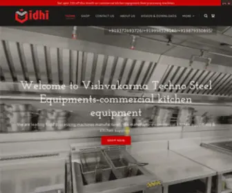 Vke-Vidhi.com(Vishvakarma Techno Steel Equipments) Screenshot