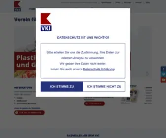 Vki.at(Verein für Konsumenteninformation) Screenshot