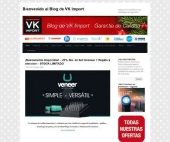 Vkimport.com(Bienvenido al Blog de VK Import) Screenshot