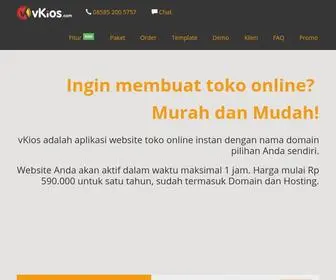 Vkios.com(Jasa Pembuatan Toko Online) Screenshot