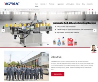 Vkpacks.com(China Automatic Labeling Machine Factory) Screenshot