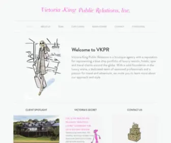 VKPR.com(Victoria King Public Relations) Screenshot