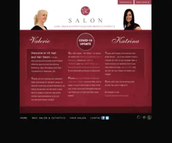 Vksalon.com(VK Nail and Hair Salon in Nanaimo) Screenshot