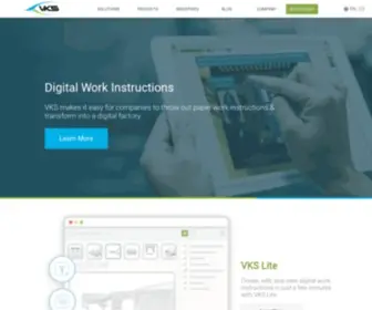 Vksapp.com(Work Instruction Software for Smarter Manufacturing) Screenshot