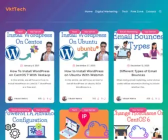 VKttech.com(Digital Marketing & Tech Online Courses) Screenshot