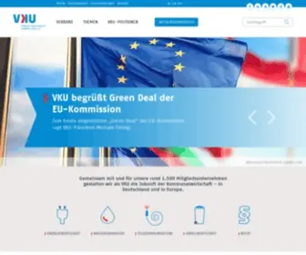 Vku.de(Verband kommunaler Unternehmen e.V) Screenshot