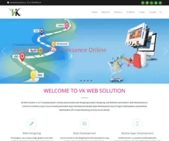 Vkwebsolution.in(Vk Web Solution is web designing) Screenshot