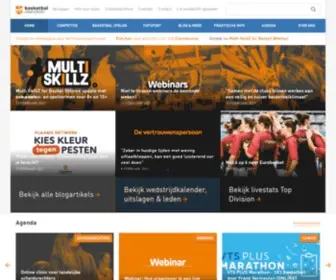 Vlaamsebasketballiga.be(Alles wat je wil weten over Basketbal in Vlaanderen) Screenshot