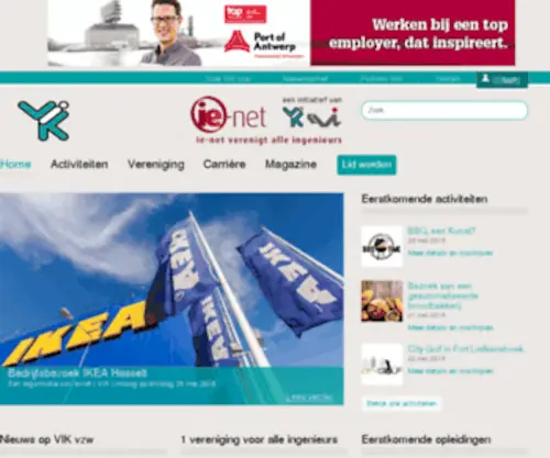 Vlaamseingenieurskamer.be(Vlaamseingenieurskamer) Screenshot