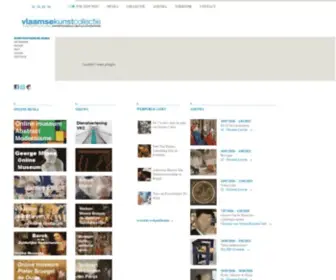 Vlaamsekunstcollectie.be(Vlaamse Kunstcollectie) Screenshot
