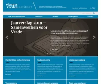 Vlaamsvredesinstituut.eu(Vlaams Vredesinstituut) Screenshot