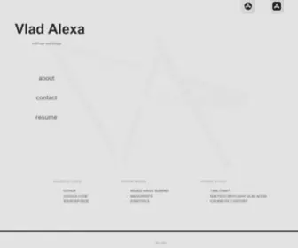 Vladalexa.com(Vlad Alexa) Screenshot