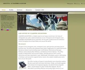 Vladimirgoldstern.com(Law Offices of Vladimir Goldstern Law Offices of Vladimir Goldstern) Screenshot