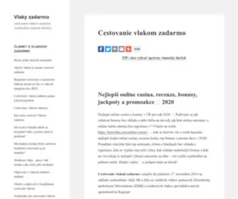 Vlakyzadarmo.sk(Vlaky zadarmo) Screenshot