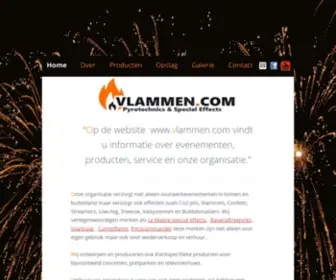 Vlammen.com(De Koster Pyrotechnische Evenementen) Screenshot