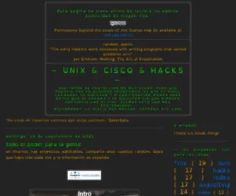 Vlan7.org(Unix & cisco & hacks) Screenshot