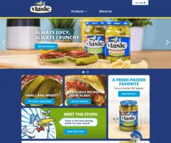 Vlasic.com(Vlasic Pickles) Screenshot